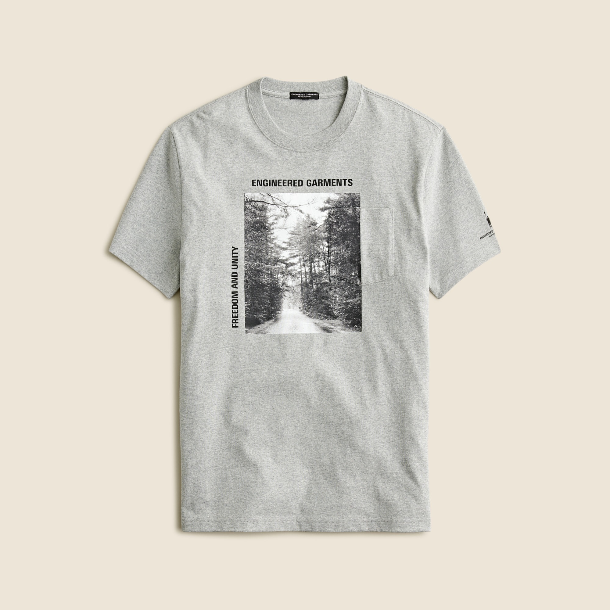  Limited-edition Engineered Garments X J.Crew relaxed premium-weight cotton graphic T-shirt