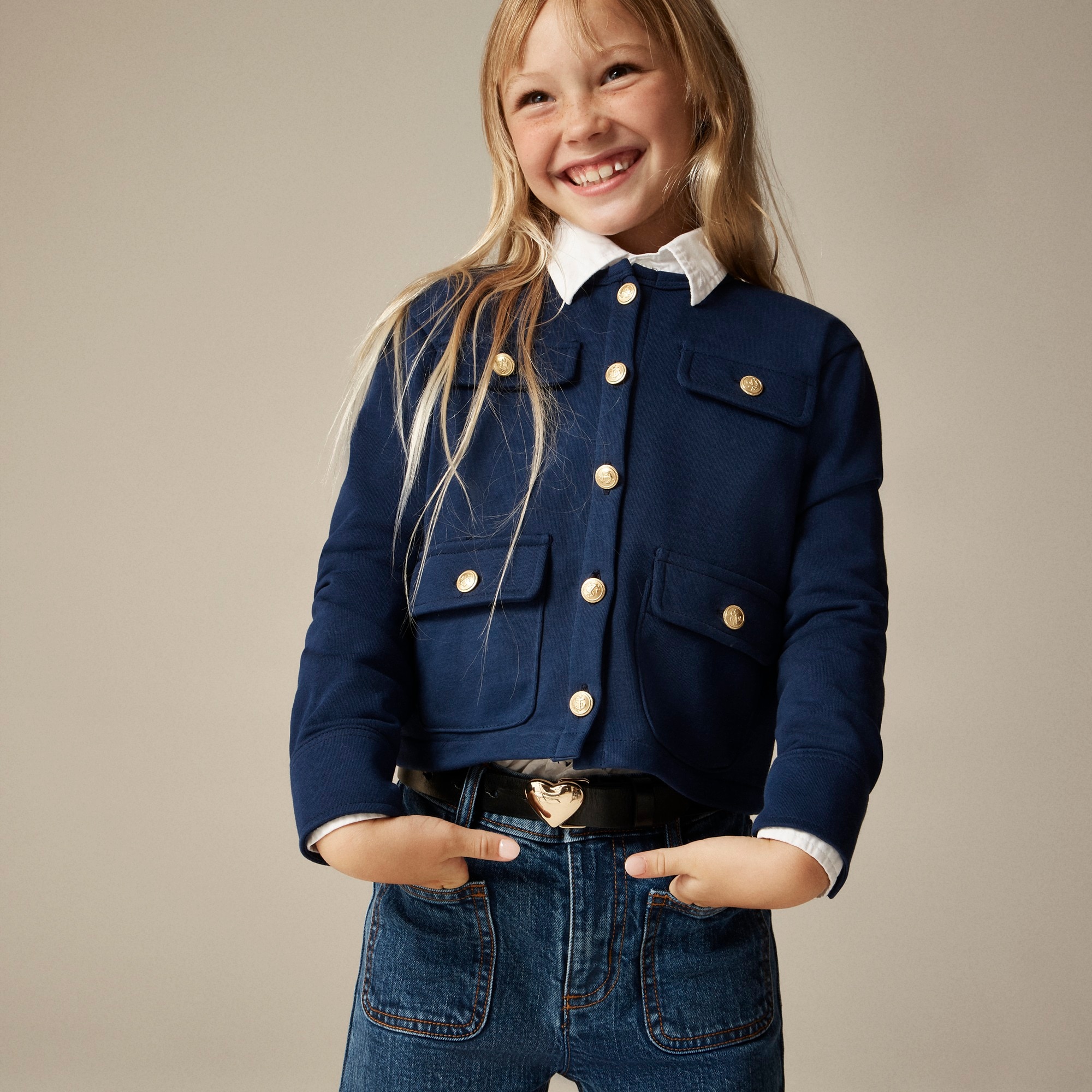 girls Girls' french terry lady jacket