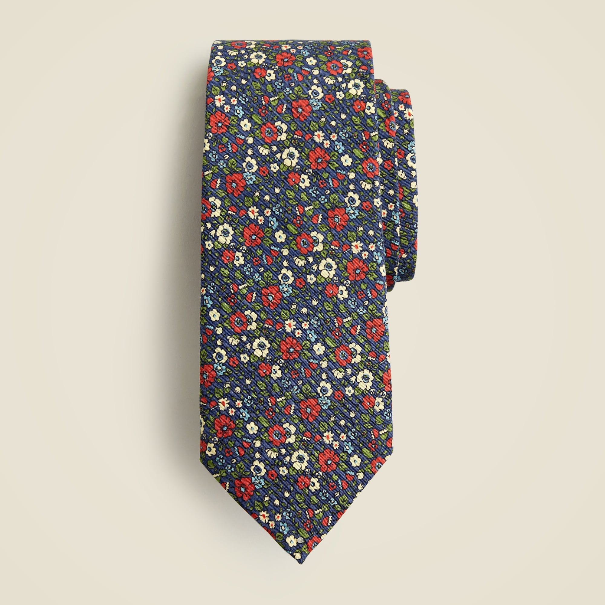  Silk floral tie