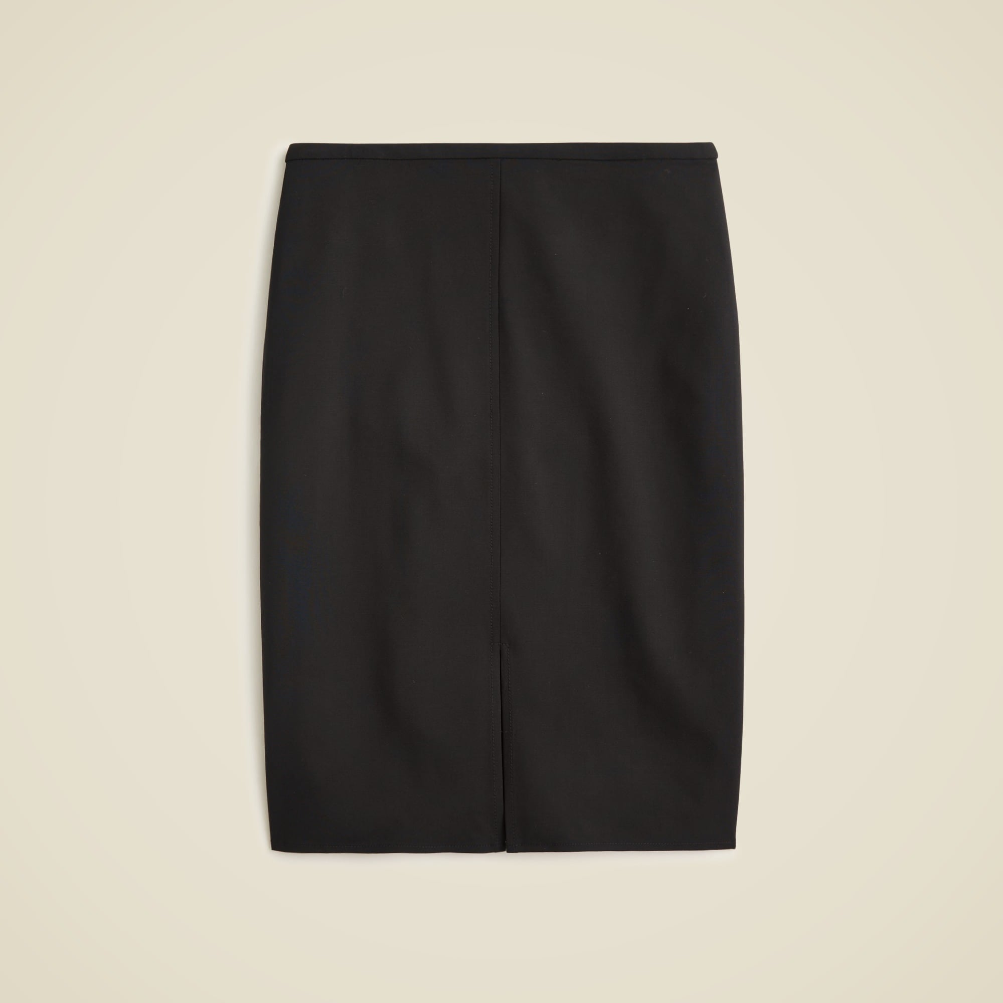 womens Pencil knee-length skirt in Italian bi-stretch wool blend