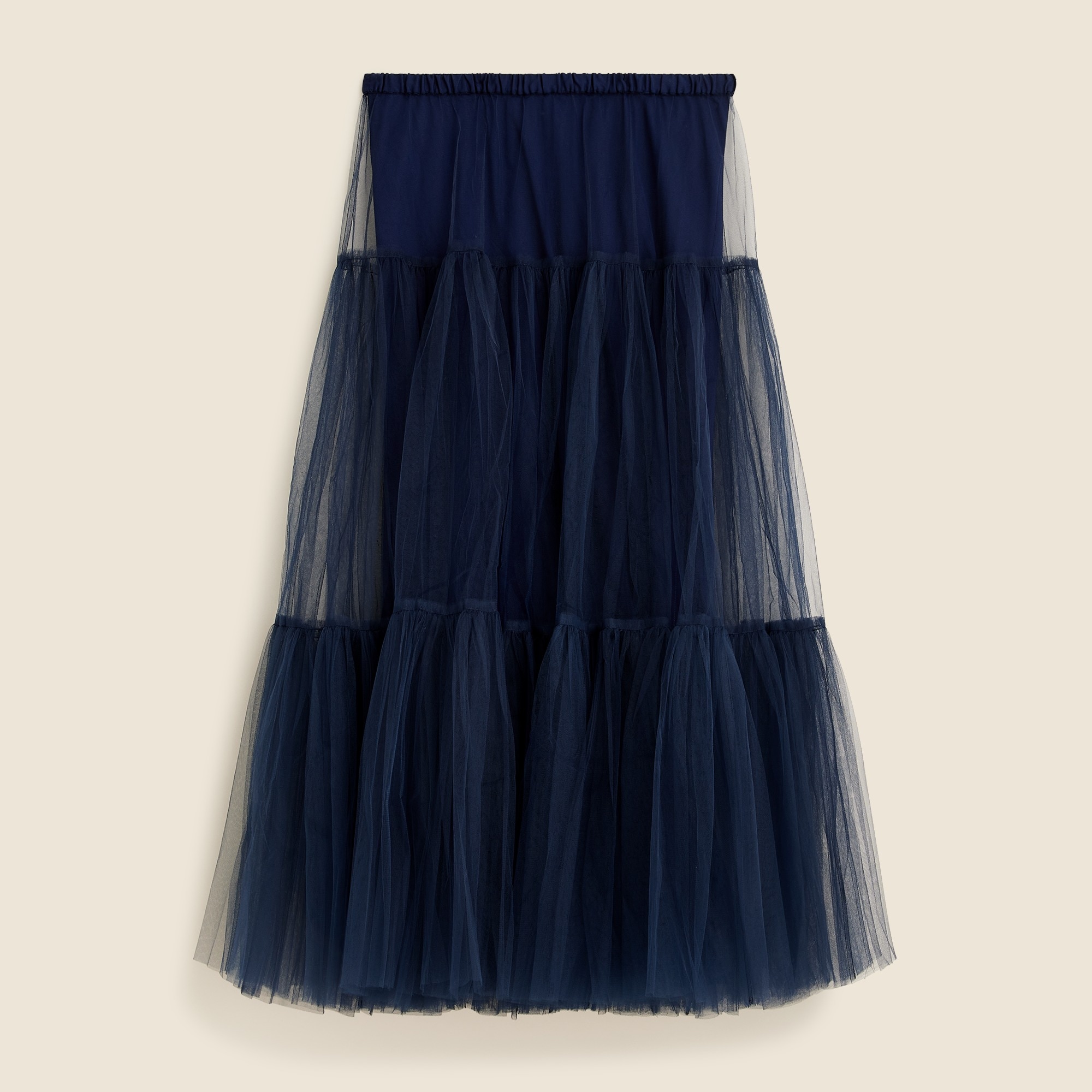 womens Collection tiered tulle maxi skirt