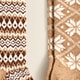 Fair Isle trouser socks two-pack SUNKISSED KHAKI