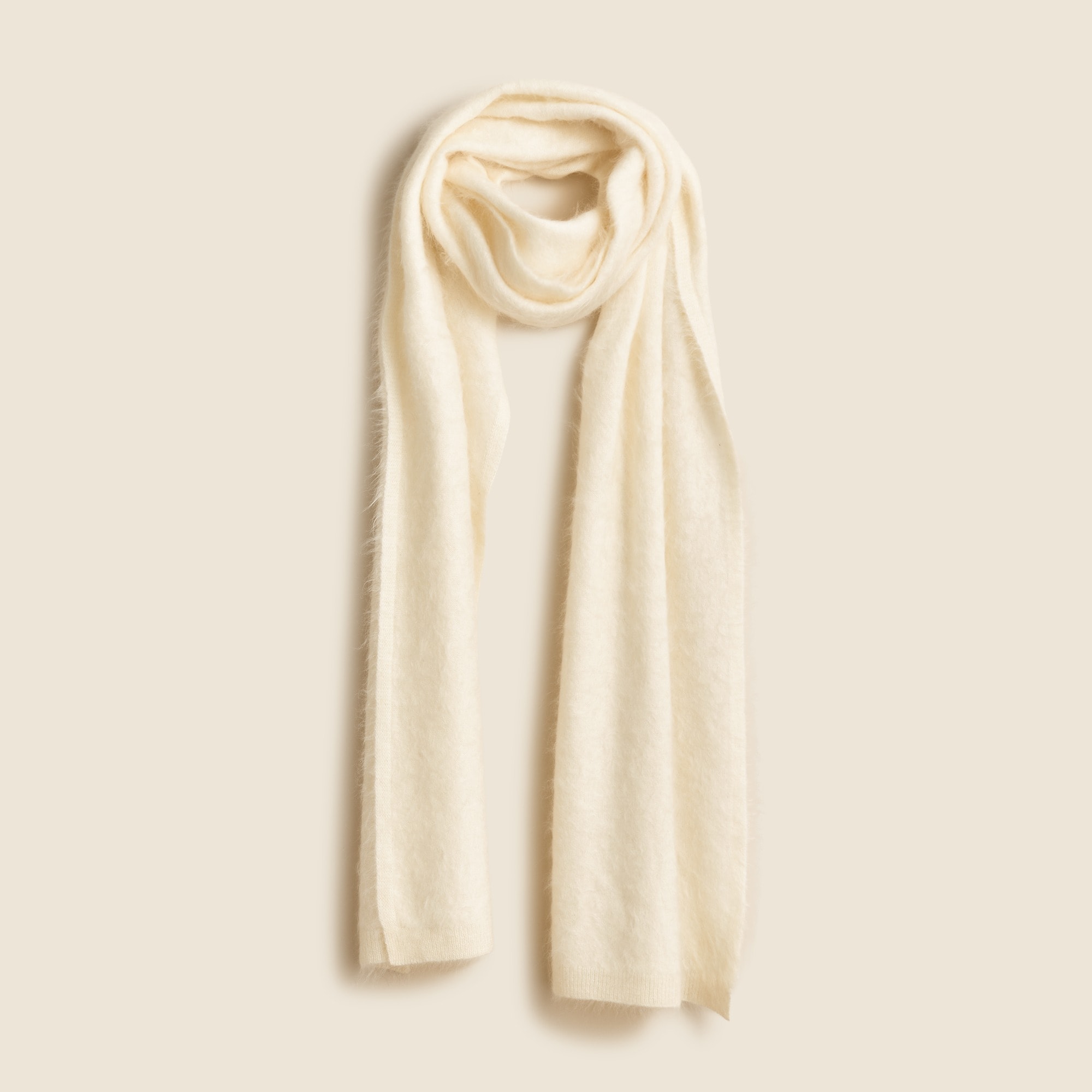 womens Brushed cashmere scarf