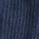 Ribbed V-neck sweater in wool blend NAVY