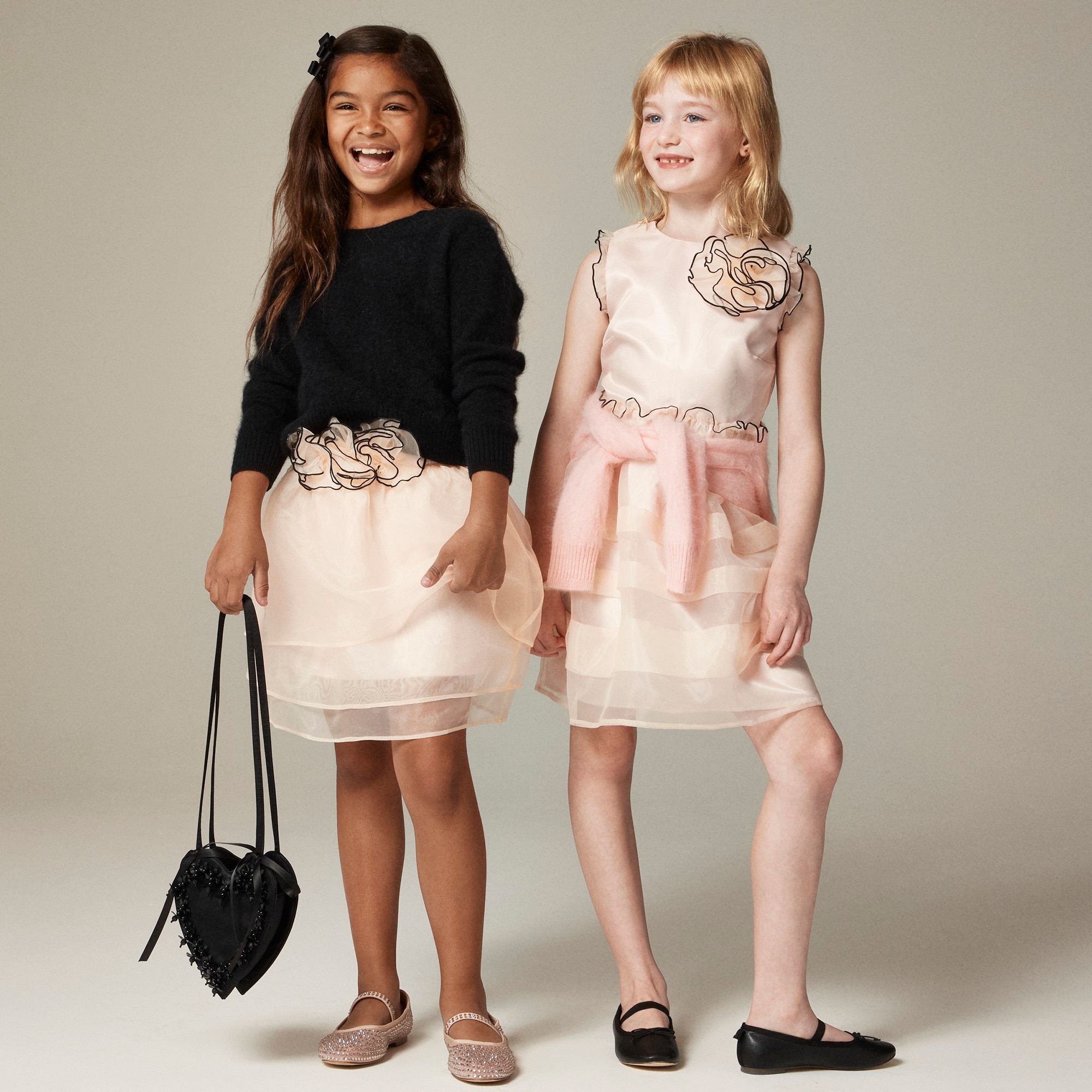 girls Girls' rosette skirt in organza