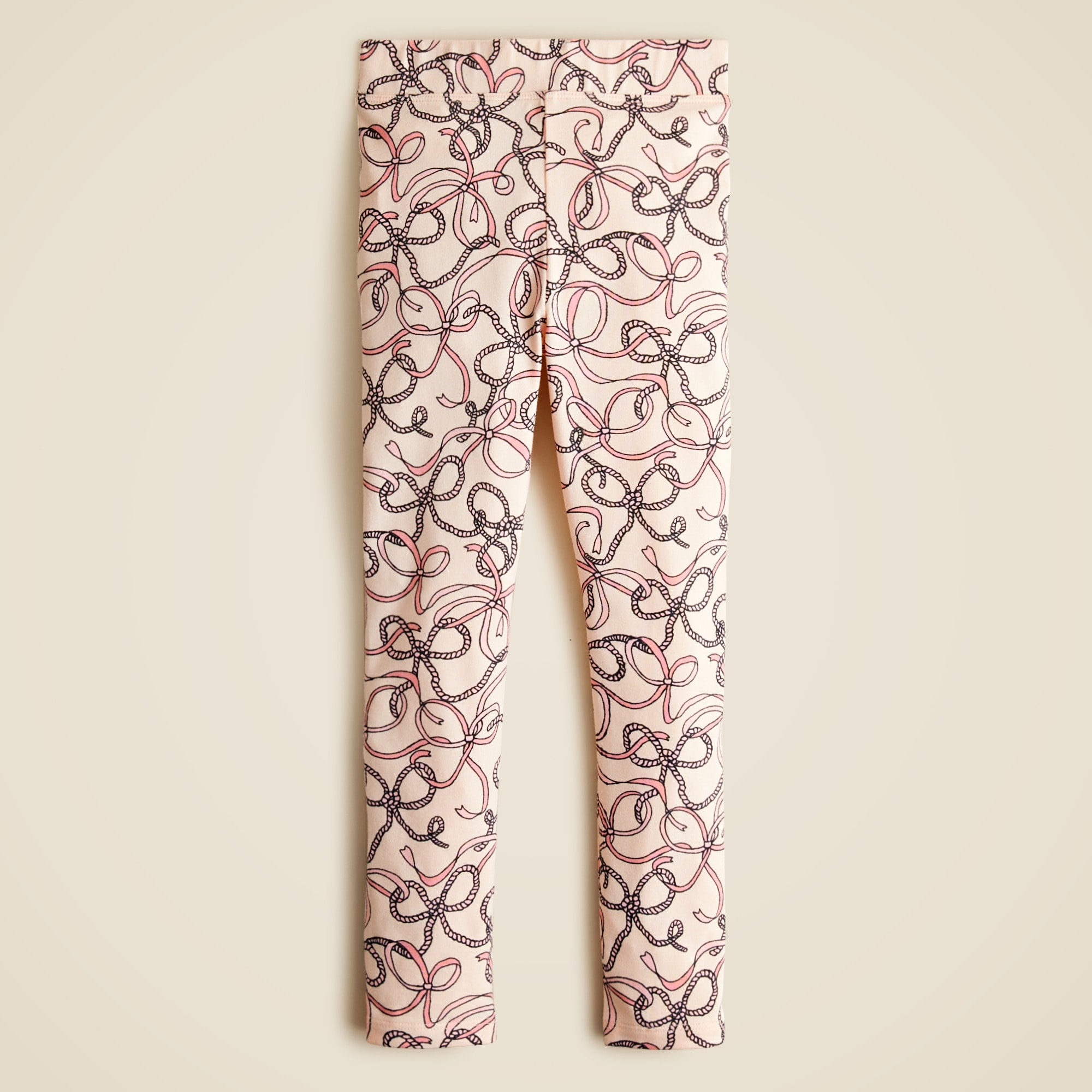 girls Girls' everyday leggings in holiday bow print