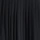 Pleated ballet dress in stretch cotton-blend BLACK