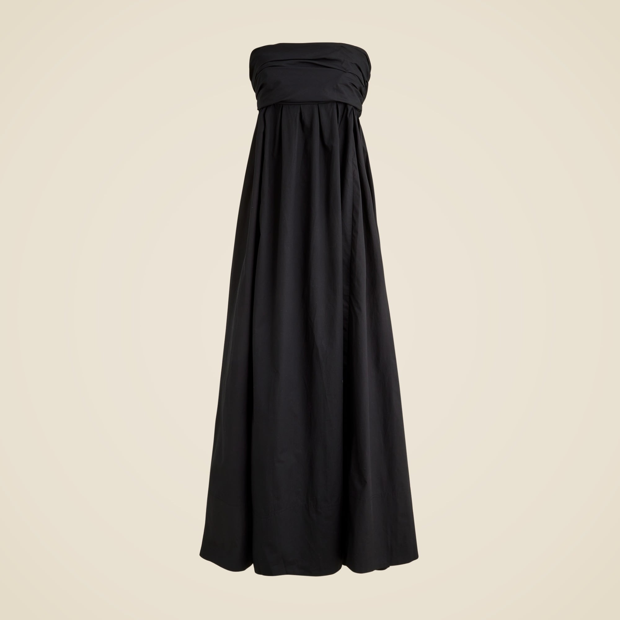 womens Strapless bow-back maxi dress