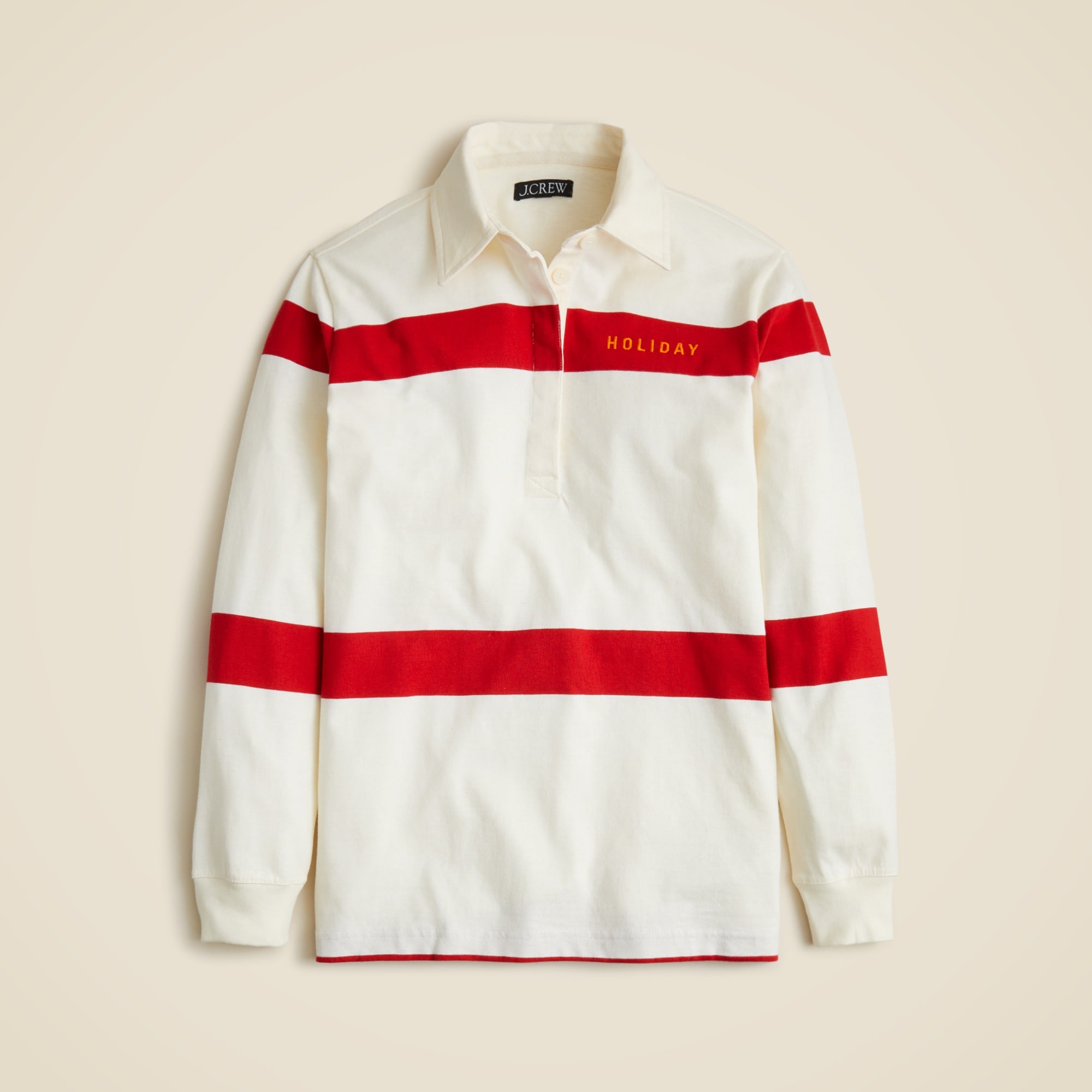 womens Limited-edition Holiday X J.Crew relaxed rugby shirt in heavy jersey