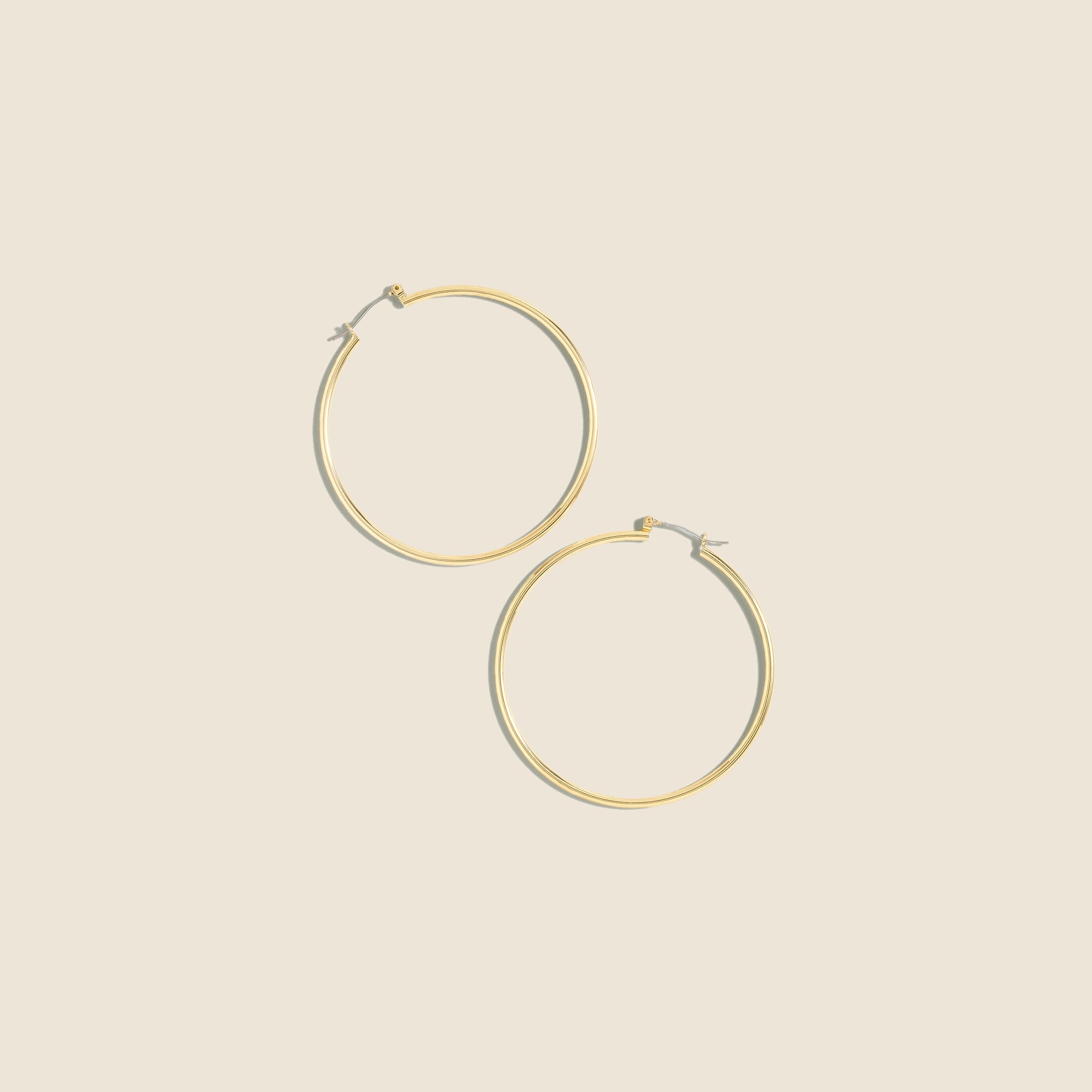 womens Antique-gold hoop earrings