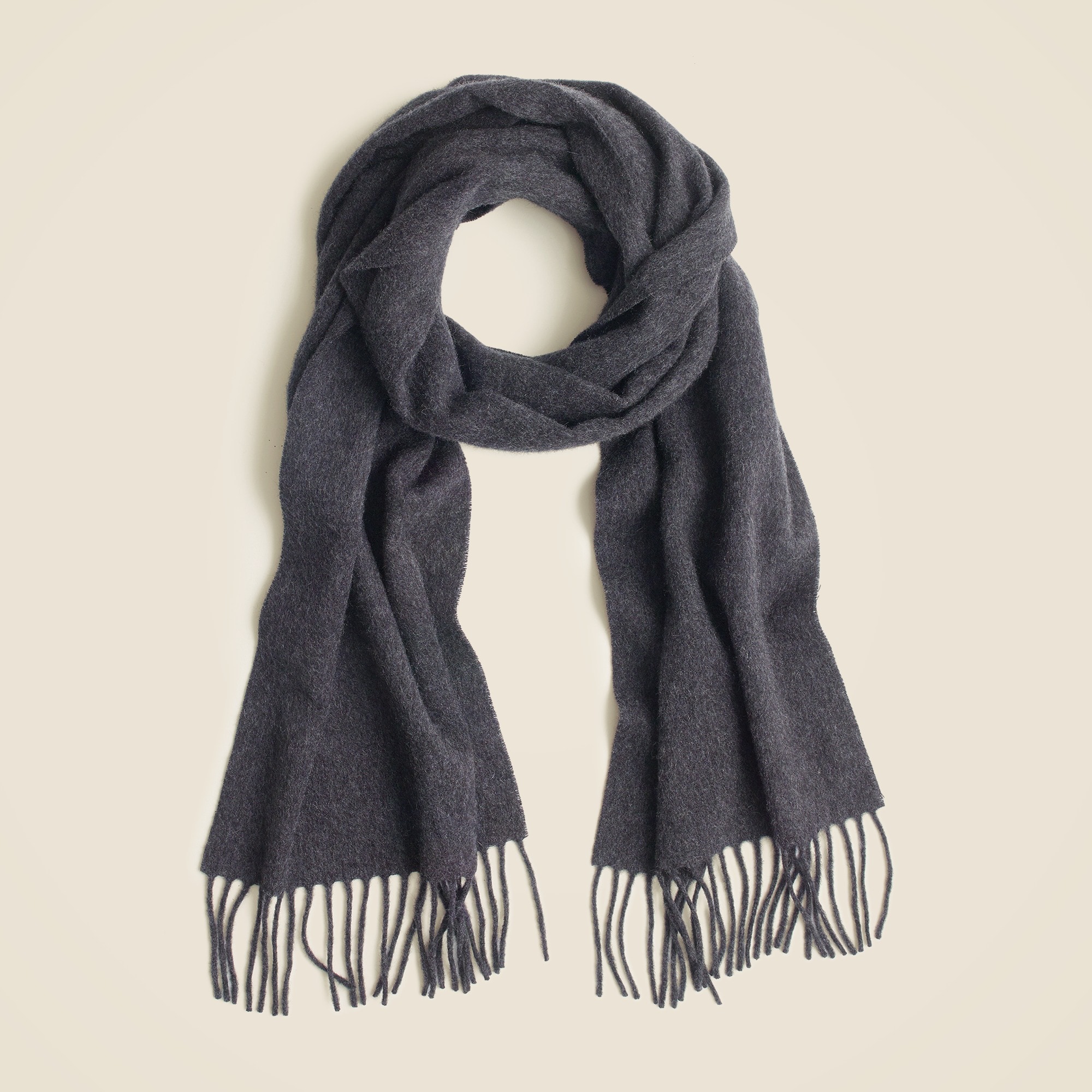 mens Solid cashmere scarf