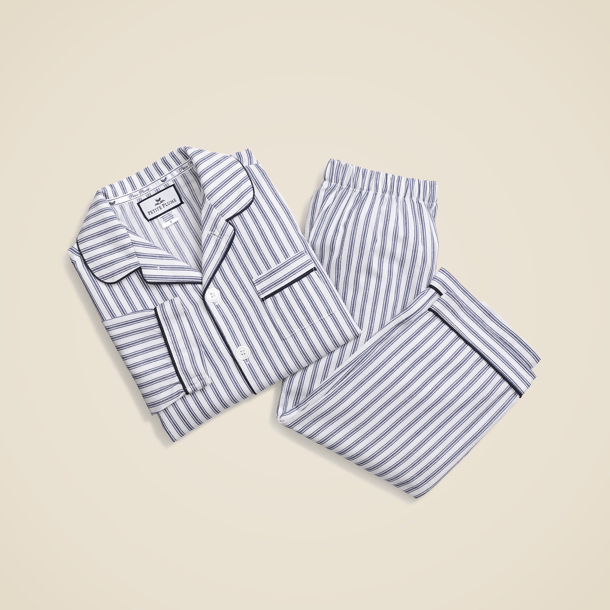 boys Petite Plume™ kids' pajama set in french ticking