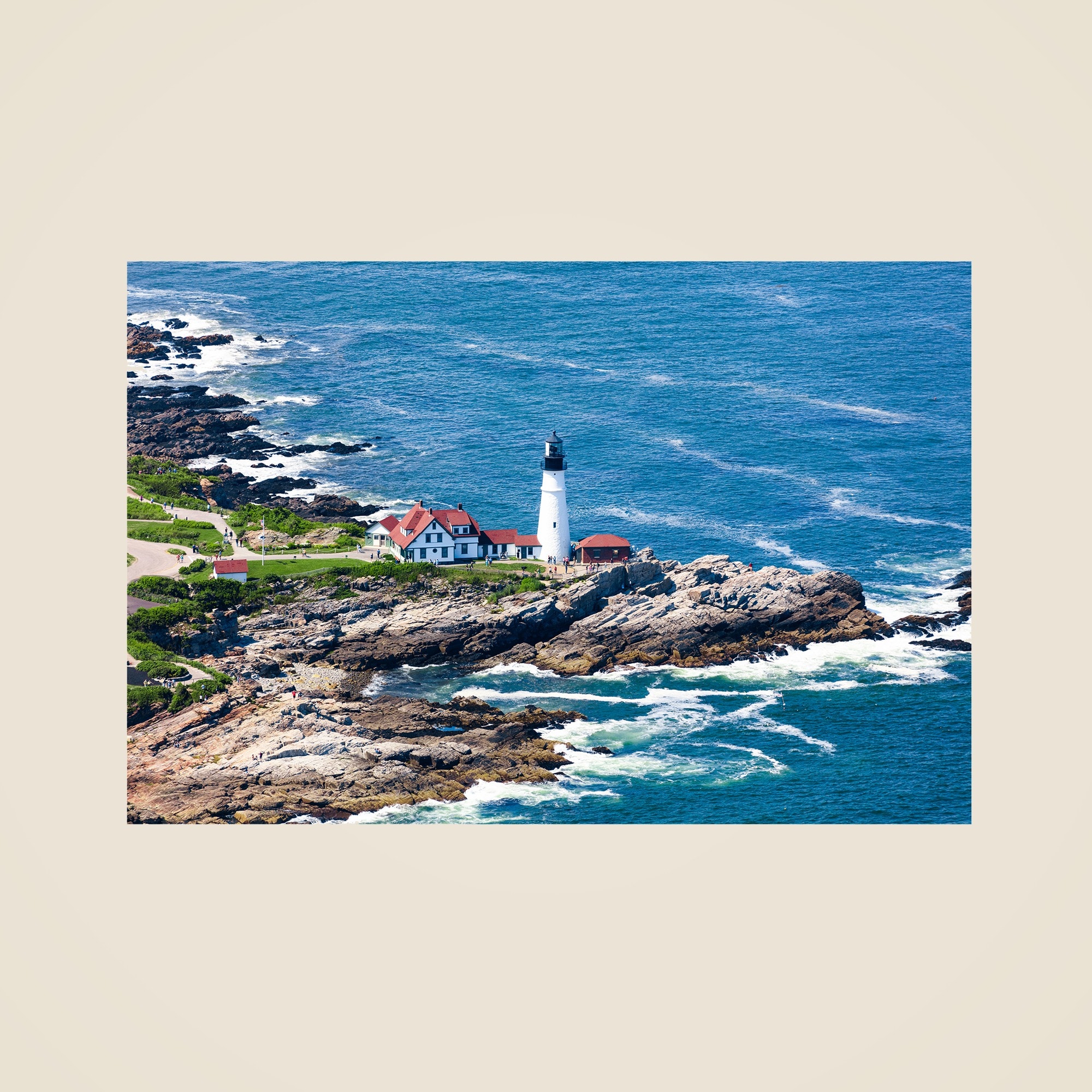 womens Gray Malin Portland Head Lighthouse, Maine