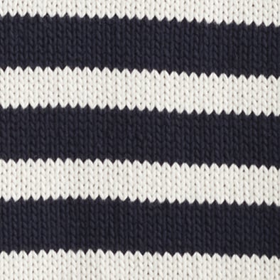 State of Cotton NYC Kittery sweater in stripe NAVY MULTI