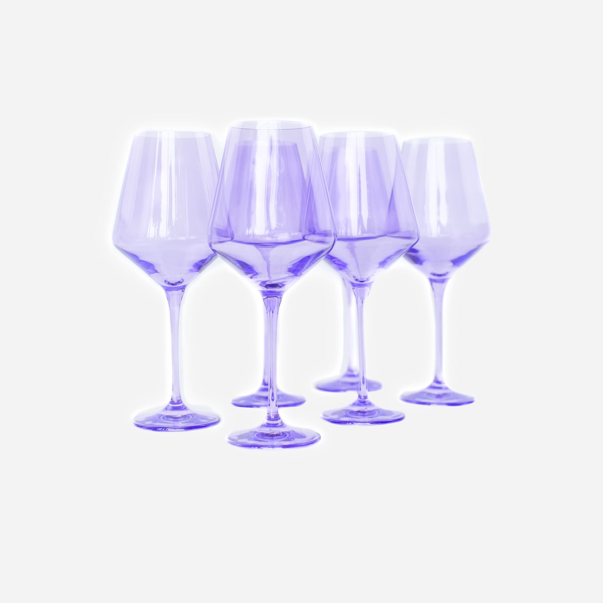 womens Estelle Colored Glass stemware set-of-six